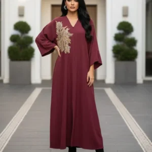 Flowy open abaya/kimono