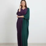 Double-shade kaftan